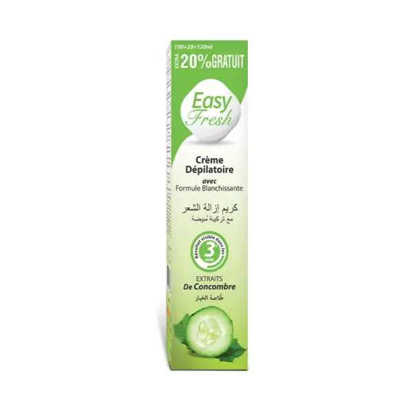 EasyFreshHairRemovalCreamCucumber120ml1